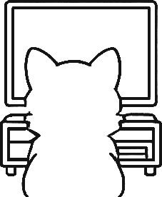 Marten at a computer